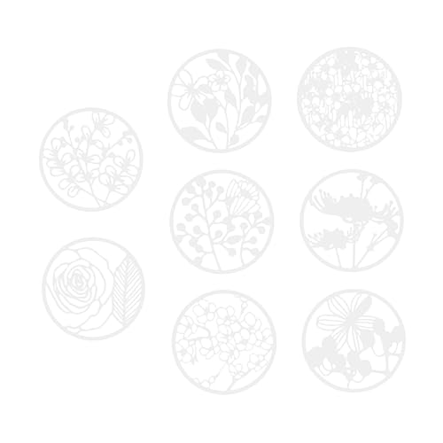 Gadpiparty 8 Stück Teiliges Wiederverwendbarer Malvorlagen für Diy Blüten Schablonen Kunststoff für Scrapbooking und Bastelprojekte von Gadpiparty