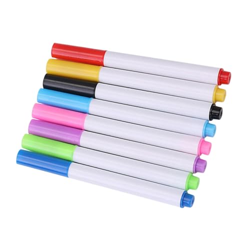 Gadpiparty 8 Stück Whiteboard-Stift trocken abwischbare Stifte farbig Tafel Zeichnung Textmarker Trockenbrettmarkierungen löschbare Stifte Trocken abwischbare Marker für Plastik von Gadpiparty