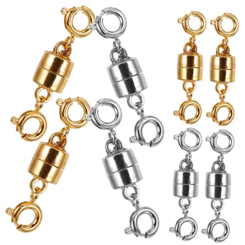 Gadpiparty 8 Stück magnetischer Halskettenverschluss magnetverschlüsse selber machen Verschluss für Halsketten magnetische armbandverschlüsse magnetischer Armbandanhänger Legierung Gadpiparty 8 Stück magnetischer Halskettenverschluss magnetverschlüsse selber machen Verschluss für Halsketten magnetische armbandverschlüsse magnetischer Armbandanhänger Legierung von Gadpiparty