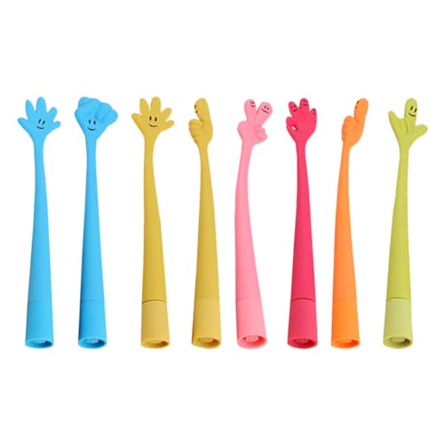 Gadpiparty 8 Stücke Finger Stift Lustige Freies Biegen Handzeichen Kugelschreiber Bunte Finger Flexible Silikon Kugelschreiber Student Schreiben Kugelschreiber Für Schuljungen Mädchen Gadpiparty 8 Stücke Finger Stift Lustige Freies Biegen Handzeichen Kugelschreiber Bunte Finger Flexible Silikon Kugelschreiber Student Schreiben Kugelschreiber Für Schuljungen Mädchen von Gadpiparty