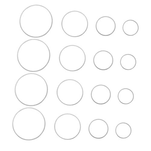 Gadpiparty 80 Stück Ohrring Ringe Runde Bead Hoops Charms für Projekte für Armbänder Anhänger Schlüsselanhänger und Mehr von Gadpiparty