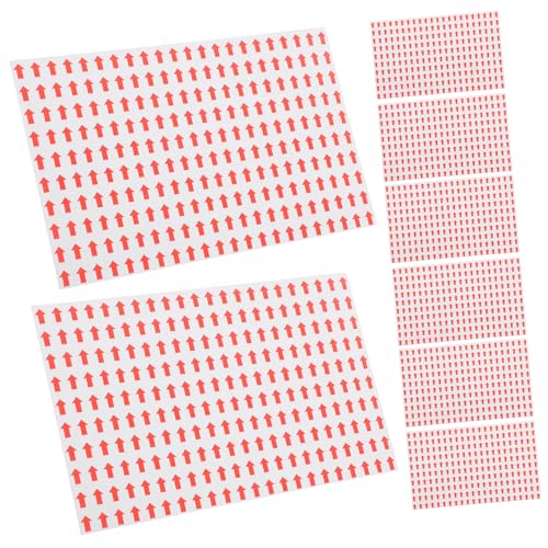 Gadpiparty 80 Stück Roter Pfeilaufkleber Pfeiletiketten Richtungsaufkleber Anzeigen Warnabziehbilder -aufkleber Beschichtetes Papier Gadpiparty 80 Stück Roter Pfeilaufkleber Pfeiletiketten Richtungsaufkleber Anzeigen Warnabziehbilder -aufkleber Beschichtetes Papier von Gadpiparty