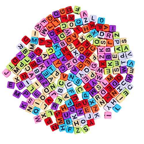 Gadpiparty 800Stücke DIY Buchstabenperlen Quadratische Kunststoffperlen für Armbänder Ohrringe Ringe und für Kreative Schmuckprojekte und Gadpiparty 800Stücke DIY Buchstabenperlen Quadratische Kunststoffperlen für Armbänder Ohrringe Ringe und für Kreative Schmuckprojekte und von Gadpiparty