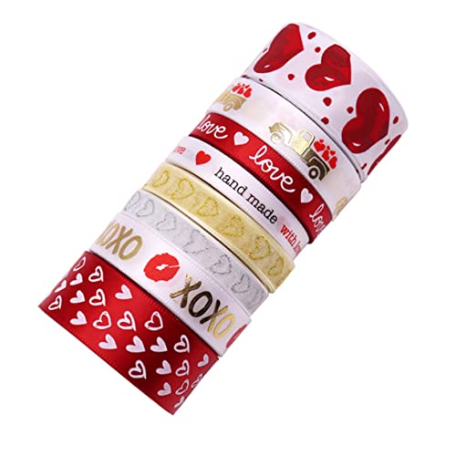 Gadpiparty 8Rollen Valentinstag Geschenkband Liebevolle Wickelbänder Für Geschenkverpackungen DIY Projekte Und Dekorationen Für Romantische Anlässe Und Bastelarbeiten Gadpiparty 8Rollen Valentinstag Geschenkband Liebevolle Wickelbänder Für Geschenkverpackungen DIY Projekte Und Dekorationen Für Romantische Anlässe Und Bastelarbeiten von Gadpiparty