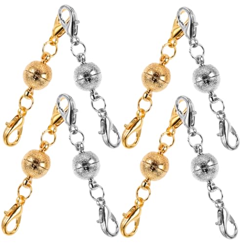 Gadpiparty 8Stücke Magnetverschlüsse für Schmuck DIY und Armbänder Magnetische Verlängerung für Schmuckherstellung und Einfaches Anlegen und Abnehmen Gadpiparty 8Stücke Magnetverschlüsse für Schmuck DIY und Armbänder Magnetische Verlängerung für Schmuckherstellung und Einfaches Anlegen und Abnehmen von Gadpiparty