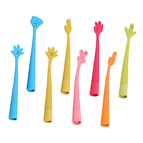 Gadpiparty 8Stücke Teiliges Bunter Silikon Kugelschreiber mit Lustigen Finger Designs Flexibler und Biegbarer Spaß Stift für Schule und Büro Gadpiparty 8Stücke Teiliges Bunter Silikon Kugelschreiber mit Lustigen Finger Designs Flexibler und Biegbarer Spaß Stift für Schule und Büro von Gadpiparty