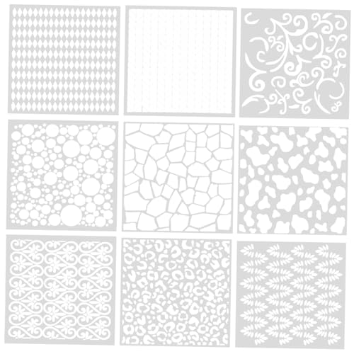 Gadpiparty 9 Blätter Teiliges Geometrischer Schablonen für Diy Wandmalerei Wiederverwendbare Hohl Schablonen Strapazierfähigem Pet Material für Kreative Malprojekte und Dekoration Gadpiparty 9 Blätter Teiliges Geometrischer Schablonen für Diy Wandmalerei Wiederverwendbare Hohl Schablonen Strapazierfähigem Pet Material für Kreative Malprojekte und Dekoration von Gadpiparty