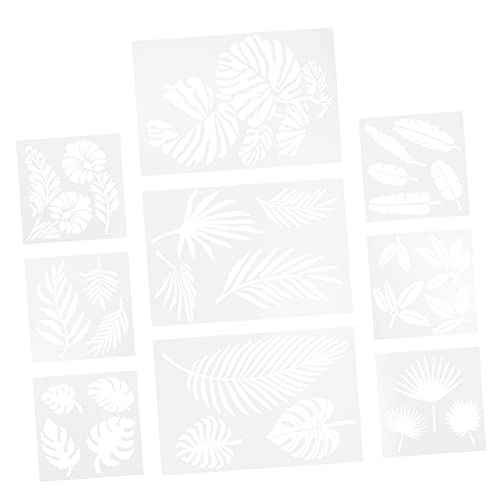 Gadpiparty 9 Blätter Wand Schablonen Teiliges Langlebigem Pet Material Pflanzenmotive Wiederverwendbar Präzise Muster für Diy Wandmalerei Geeignet als für Kreative Bastelprojekte Gadpiparty 9 Blätter Wand Schablonen Teiliges Langlebigem Pet Material Pflanzenmotive Wiederverwendbar Präzise Muster für Diy Wandmalerei Geeignet als für Kreative Bastelprojekte von Gadpiparty