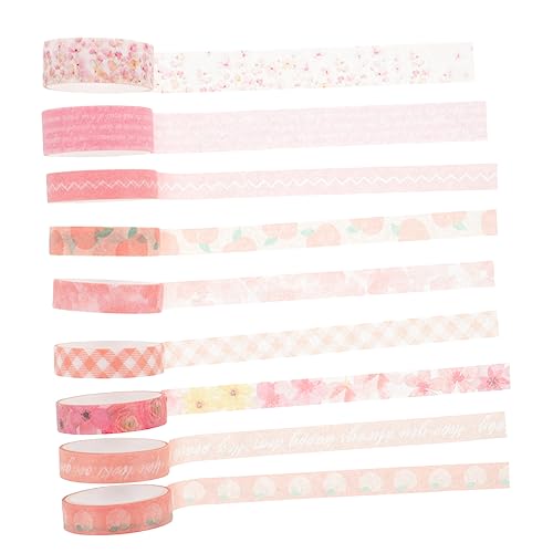 Gadpiparty 9 Rollen Dekoratives Washi Tape Diy Klebeband für Scrapbooking Journaling und Bastelprojekte Vielseitig Einsetzbar und Leicht Abziehbar für und Dekorationen Gadpiparty 9 Rollen Dekoratives Washi Tape Diy Klebeband für Scrapbooking Journaling und Bastelprojekte Vielseitig Einsetzbar und Leicht Abziehbar für und Dekorationen von Gadpiparty