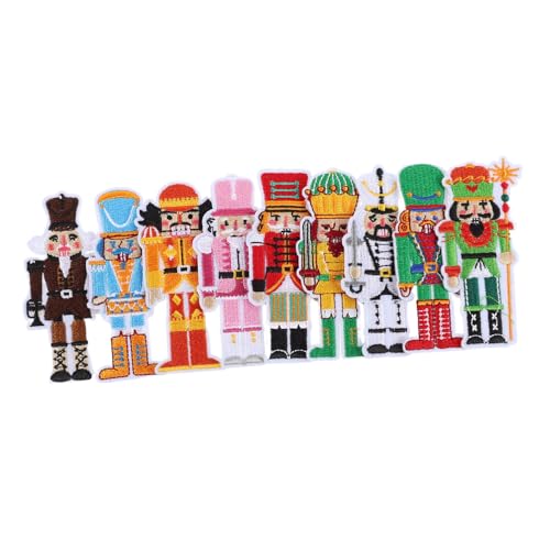 Gadpiparty 9 Stickaufkleber Mit Hutaufnäher Zum Aufbügeln Weihnachtsapplikationen Nussknacker Aufnäher Gestickte Aufnäher Weihnachtsaufnäher Für Hüte Nussknacker Dekorationen Gadpiparty 9 Stickaufkleber Mit Hutaufnäher Zum Aufbügeln Weihnachtsapplikationen Nussknacker Aufnäher Gestickte Aufnäher Weihnachtsaufnäher Für Hüte Nussknacker Dekorationen von Gadpiparty
