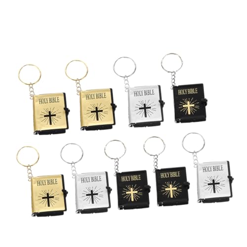 Gadpiparty 9 Stück Religiöser Schlüsselanhänger Schlüsselring für Taschen Rucksäcke und Dekoration Buchdesign in Gold Schwarz und Silber Perfektes für Familie Gadpiparty 9 Stück Religiöser Schlüsselanhänger Schlüsselring für Taschen Rucksäcke und Dekoration Buchdesign in Gold Schwarz und Silber Perfektes für Familie von Gadpiparty