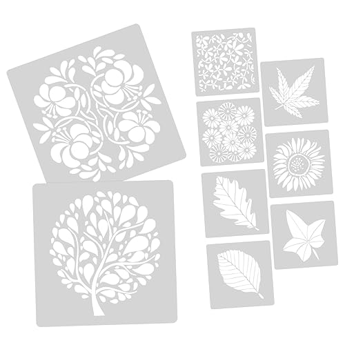 Gadpiparty 9 Stück Teiliges Blumen Schablonen für Wandgestaltung Wiederverwendbare Malvorlagen für Kreative Diy Projekte für Wohnräume und Dekorationen Gadpiparty 9 Stück Teiliges Blumen Schablonen für Wandgestaltung Wiederverwendbare Malvorlagen für Kreative Diy Projekte für Wohnräume und Dekorationen von Gadpiparty