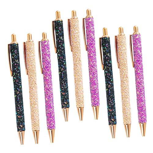 Gadpiparty 9 Stück Teiliges Glitzer-kugelschreiber- Einziehbare Bunte Pailletten-stifte Niedliche Schreibgeräte für Mädchen Lehrer Schüler für Schule Büro Vielseitige Schwarze Tinte Gadpiparty 9 Stück Teiliges Glitzer-kugelschreiber- Einziehbare Bunte Pailletten-stifte Niedliche Schreibgeräte für Mädchen Lehrer Schüler für Schule Büro Vielseitige Schwarze Tinte von Gadpiparty
