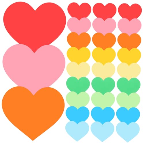 Gadpiparty 90 Stück Herz Ausschnitte für Bastelarbeiten Bunte Papierherzen für Diy Dekorationen für Pinnwände Schulprojekte und Kreative Wandkunst Gadpiparty 90 Stück Herz Ausschnitte für Bastelarbeiten Bunte Papierherzen für Diy Dekorationen für Pinnwände Schulprojekte und Kreative Wandkunst von Gadpiparty