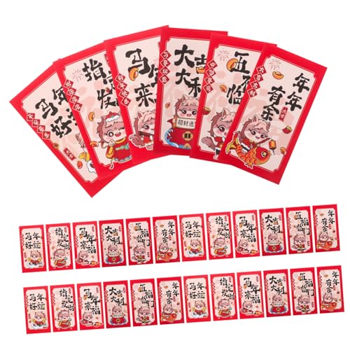 Gadpiparty 90 Stück Jahr Des Pferdes Rote Umschläge Chinesische Neujahrs-geldumschläge Frühlingsfest Glücksbriefe aus Papier für Traditionelle Feierlichkeiten und Geschenke Gadpiparty 90 Stück Jahr Des Pferdes Rote Umschläge Chinesische Neujahrs-geldumschläge Frühlingsfest Glücksbriefe aus Papier für Traditionelle Feierlichkeiten und Geschenke von Gadpiparty