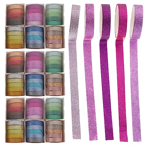 Gadpiparty 90 Stück Teiliges Washi Tape Farben Dekoratives Klebeband für Diy Projekte Scrapbooking Journaling und Planer Vielseitige Haftende Papiertapes für Anwendungen von Gadpiparty