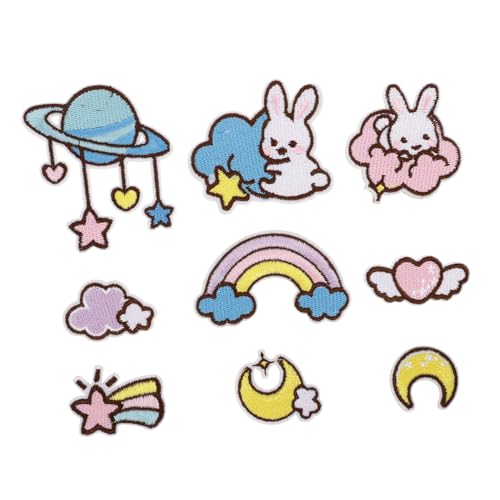 Gadpiparty 9Stücke Teiliges Cartoon Besticktes Patch für Kleidung Selbstklebende Aufnäher zur Reparatur und Dekoration von Jeans Shirts Rucksäcken und DIY Stoffaufnäher Gadpiparty 9Stücke Teiliges Cartoon Besticktes Patch für Kleidung Selbstklebende Aufnäher zur Reparatur und Dekoration von Jeans Shirts Rucksäcken und DIY Stoffaufnäher von Gadpiparty