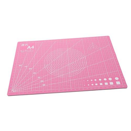 Gadpiparty A4 Schneidebad klein groß Bastelbrett Schneidematte für Vinyl Schneidebrett gravieren PVC-Schneideplatte Schneidematte zum Basteln Gravurmatte Rosa von Gadpiparty