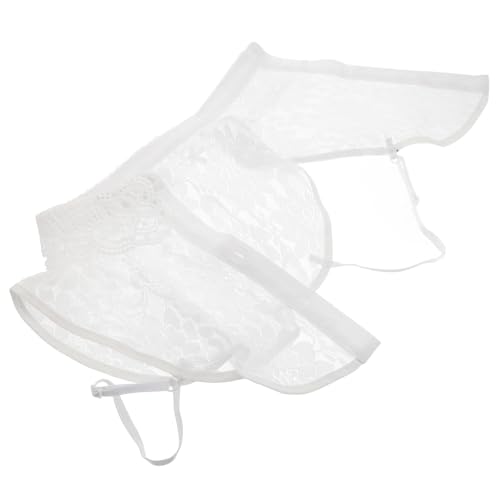 Gadpiparty Abnehmbare Spitzen halblatz Blusenkragen Damen Weiß Eleganter Fake kragen mit Floraler Applikation Dekoratives Waschbares Hemdkragen einsatz für Vielseitige Outfit accessoires Gadpiparty Abnehmbare Spitzen halblatz Blusenkragen Damen Weiß Eleganter Fake kragen mit Floraler Applikation Dekoratives Waschbares Hemdkragen einsatz für Vielseitige Outfit accessoires von Gadpiparty