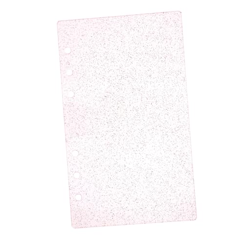 Gadpiparty Acryl Binder Umschlag mit Glitzereffekt Abnehmbares Halbtransparentes Notizbuch Cover Robust Leicht zu Reinigen Dekorative Planerhülle für Budgetierung und Organisation Gadpiparty Acryl Binder Umschlag mit Glitzereffekt Abnehmbares Halbtransparentes Notizbuch Cover Robust Leicht zu Reinigen Dekorative Planerhülle für Budgetierung und Organisation von Gadpiparty