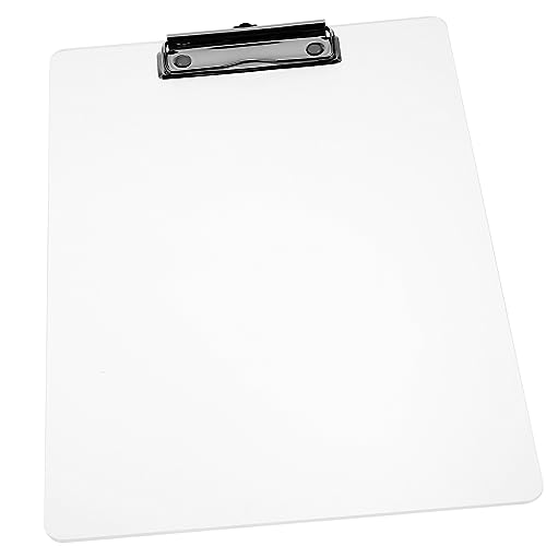 Gadpiparty Acryl Klemmbrett Transparent mit Clip Schreibunterlage für Büro Schule und Zuhause Leicht und Tragbar für Dokumentenorganisation und Notizen von Gadpiparty