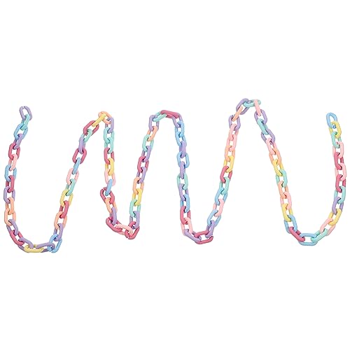 Gadpiparty Acrylkette für Diy Schmuckherstellung Vielseitige Abnehmbare Kette für Taschen und Kleidung Starke Dekorative Wirkung Glatte Oberfläche Langlebig und Sicher der Anwendung von Gadpiparty
