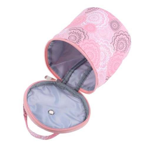 Gadpiparty Aufbewahrungstasche aus Wolle Häkelgarnhalter Stricktasche gehäkelte Aufbewahrungstasche Garnsack Häkeltasche Häkelgarn-Organizer Polyester Rosa von Gadpiparty