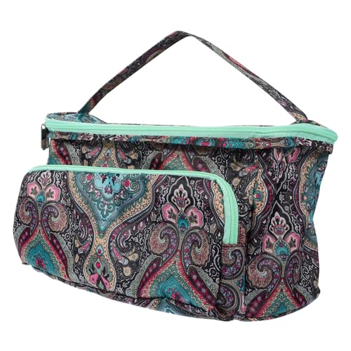 Gadpiparty Aufbewahrungstasche aus Wolle Stich Stricktasche Nadeln häkeln Taschen stricken groß handarbeitstasche Nadel Aufbewahrungstasche Projekttaschen häkeln Nähkoffer 600d Oxford-Stoff von Gadpiparty