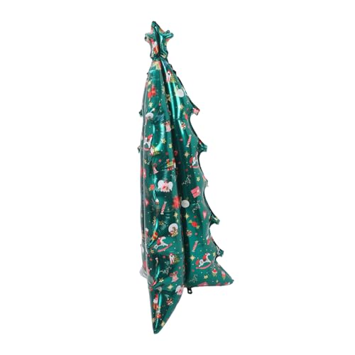 Gadpiparty Aufblasbarer Weihnachtsbaum Folienballon Stehend Bunt Wiederverwendbar Lebensechte Deko für Innen Schnelle Inflation Party Weihnachtsbaum Ballon Festliche Tischdekoration von Gadpiparty