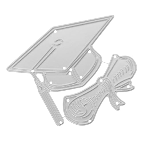 Gadpiparty Bachelor -Hutmesserform sterben Sammelalbum klein Scrapbooking Handwerk Schnitte Stanzform mit einfachem Design Fotoalbum Stanzschablone Kohlenstoffstahl Silver von Gadpiparty