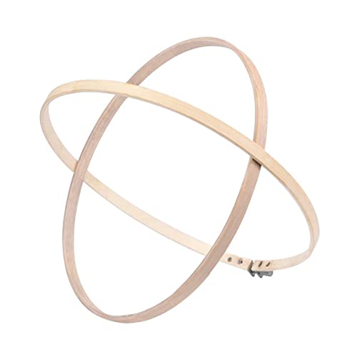 Gadpiparty Bambus Stretch Ring Stich Kreuz Stickerei Holz von Gadpiparty