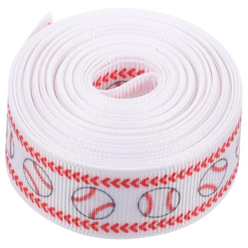Gadpiparty Baseball Geschenkband Breit Dekoratives Geschenkverpackungsband für Party Deko Vielseitiges Satinband für Geschenkboxen DIY Bastelbedarf und Sport motto dekoration Gadpiparty Baseball Geschenkband Breit Dekoratives Geschenkverpackungsband für Party Deko Vielseitiges Satinband für Geschenkboxen DIY Bastelbedarf und Sport motto dekoration von Gadpiparty