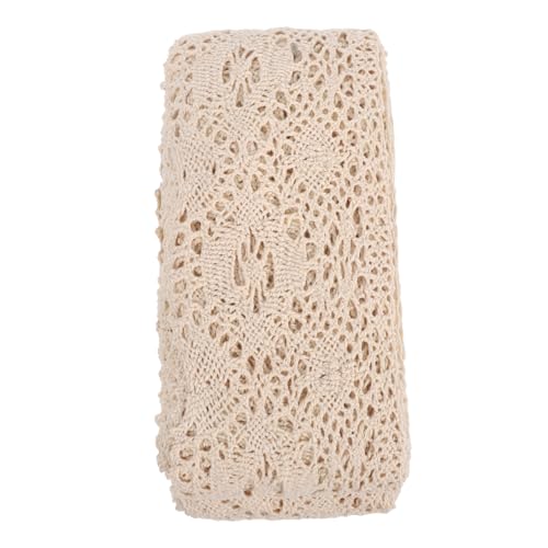 Gadpiparty Baumwollspitzenband Breit Vintage Häkelspitze mit Robusten Kanten Vielseitig für DIY Nähen Kleidungsdekoration und Bastelverzierung von Gadpiparty