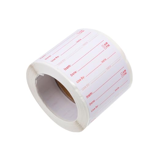 Gadpiparty Beschreibbare Selbstklebende Lebensmittel etiketten Leicht Abziehbar und Rückstandsfrei Dauerhaft Haftend Rollenformat für Küche Restaurant und Gefriergut kennzeichnung Gadpiparty Beschreibbare Selbstklebende Lebensmittel etiketten Leicht Abziehbar und Rückstandsfrei Dauerhaft Haftend Rollenformat für Küche Restaurant und Gefriergut kennzeichnung von Gadpiparty