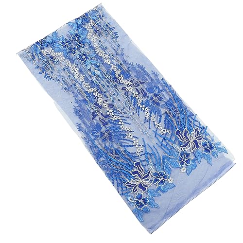 Gadpiparty Bestickte Spitze Applikation Netzstoff Patches zum Aufbügeln Hochzeitskleid Dekoration Diy Pailletten Applikationen für Handwerk Blaue Farbe Gadpiparty Bestickte Spitze Applikation Netzstoff Patches zum Aufbügeln Hochzeitskleid Dekoration Diy Pailletten Applikationen für Handwerk Blaue Farbe von Gadpiparty