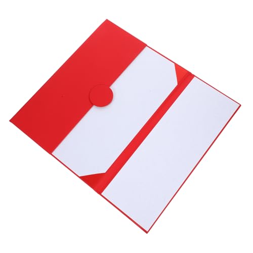Gadpiparty Billionen Zertifikatsabdeckung Zertifikatordner Zertifikatsinhaber Preiszertifikat Award -Zertifikatalbum Buch Zertifikatschutzhülle dekorativer Einband des Zertifikats Papier rot von Gadpiparty