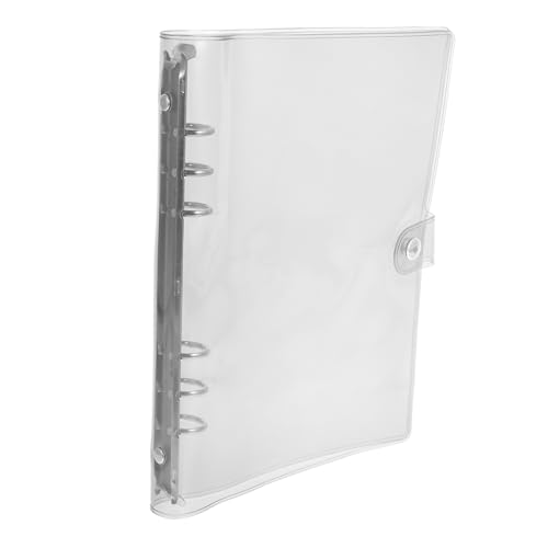 Gadpiparty Bindemittelschale Nachfüllbarer Einband Für Planer Buchumschläge Aus Kunststoff Loseblatt-ordner Klare Planerhülle Kartenmappe Album Ordner Binder Klarer Bindemittel Pvc Black von Gadpiparty