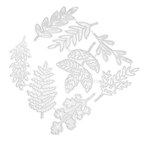 Gadpiparty Blattförmige Stanzformen für Kartenherstellung DIY Dekoration Langlebig und Wiederverwendbar für Scrapbooking Fotoalben und Bastelprojekte von Gadpiparty
