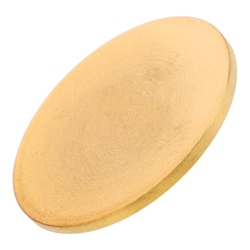 Gadpiparty Blechhandklemmung Kupferblech Handpresse Stahlplatten Konkave Konvexe Platten Kupferstanzformen Kupferstempelmaterial Pressstempel Konkave Konvexe Dichtung Metallstempel Golden von Gadpiparty