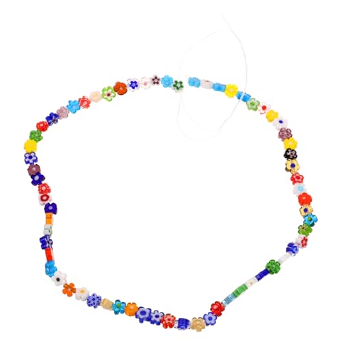 Gadpiparty Blumenförmige Perlen für Diy Schmuck Große Lochperlen für Armbänder und Haarschmuck Glasperlen für Bastelprojekte von Gadpiparty
