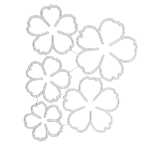 Gadpiparty Blumenmetallform geformte Schneideschablonen sterben Stanzformen, Schnittschablonen gestanzter Rand prägen Scrapbooking-Stanzteile aus Stahl Scrapbook-Stanzungen Blume stirbt Eisen von Gadpiparty