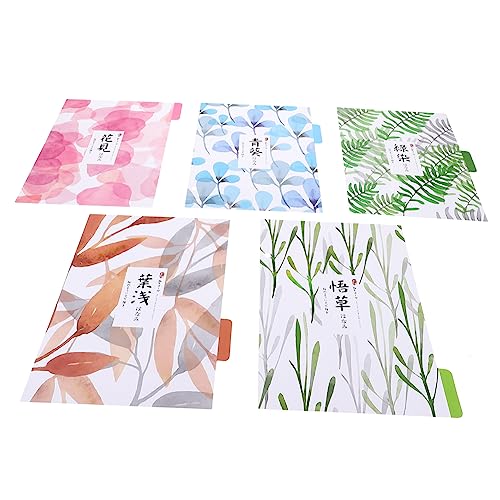 Gadpiparty Blumenmuster Registerblätter Bücher mit Trennblättern für Planer und Notizbücher Dekorative Binder Trennseiten zur Einfachen Indexierung und Referenzierung von Gadpiparty