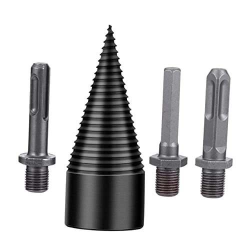 Gadpiparty Bohrkegel Holzspalter Abnehmbarer Kegelbohrer für Elektrische Bohrmaschine zum Spalten von Bits Griffe Gadpiparty Bohrkegel Holzspalter Abnehmbarer Kegelbohrer für Elektrische Bohrmaschine zum Spalten von Bits Griffe von Gadpiparty