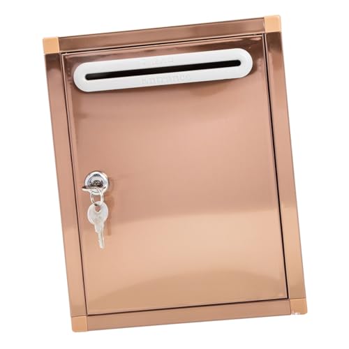 Gadpiparty Briefkasten Wandmontage Vorschlagsbox mit Schloss Witterungsbeständig Langlebig Für Beschwerden Vorschläge im Büro Außenbereich Gadpiparty Briefkasten Wandmontage Vorschlagsbox mit Schloss Witterungsbeständig Langlebig Für Beschwerden Vorschläge im Büro Außenbereich von Gadpiparty