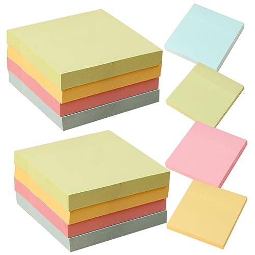 Gadpiparty Bunte Haftnotizen Praktische Memo Pads für Büro Schule und Zuhause Selbstklebende Notizzettel Gelb Grün Blau für To Do Listen und Erinnerungen von Gadpiparty