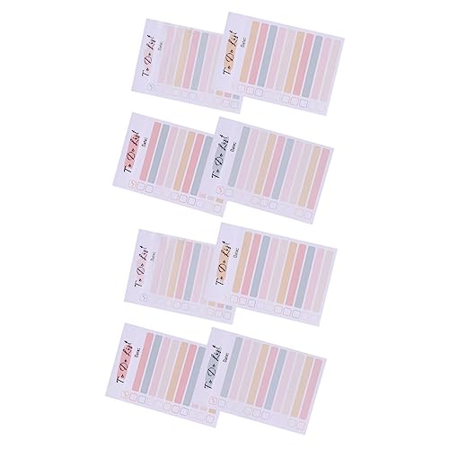 Gadpiparty Bunte Haftnotizen Set Bücher mit Dekorativen Notizaufklebern Praktische Memo Pads für Schüler und Büro Vielseitige Verwendung für Notizen und Erinnerungen von Gadpiparty
