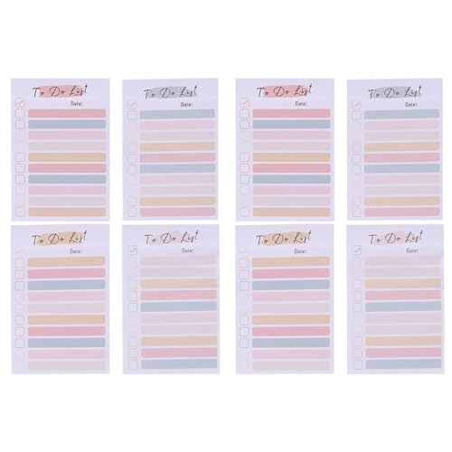 Gadpiparty Bunte Notizblöcke Multi Funktionale Memo Pads Tragbare Haftnotizen für Kreative Ideen für Studium und Büro Einfaches Design Farben pro Set von Gadpiparty