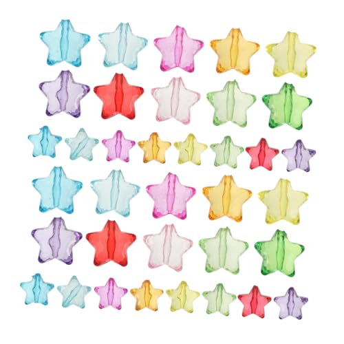 Gadpiparty Bunte Transparente Acryl Sternperlen Fünfzackige Facettierte Regenbogen Charms für Langlebige DIY Schmuckperlen für Armbänder Halsketten Sommerparty Dekoration Gadpiparty Bunte Transparente Acryl Sternperlen Fünfzackige Facettierte Regenbogen Charms für Langlebige DIY Schmuckperlen für Armbänder Halsketten Sommerparty Dekoration von Gadpiparty