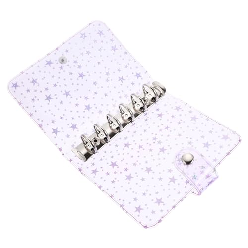 Gadpiparty Buntes PVC Cover für Nachfüllbare Notizbücher Robuster Ringbuch Ordner mit Druckknopfverschluss für Zuhause und Unterwegs Schützt vor Beschädigungen Einfach zu Reinigen und von Gadpiparty