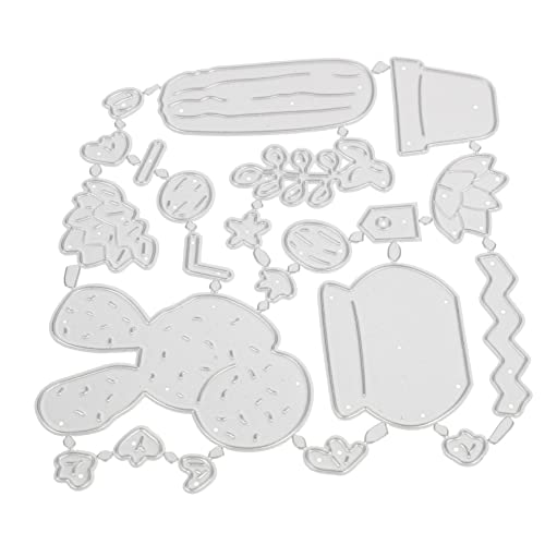 Gadpiparty Cactus Cutting Kohlenstoffstahl Diy Stanzform für Scrapbooking und Kartenherstellung Langlebig und Robust Fördert Kreativität und Praktische Fähigkeiten für Bastelprojekte und von Gadpiparty